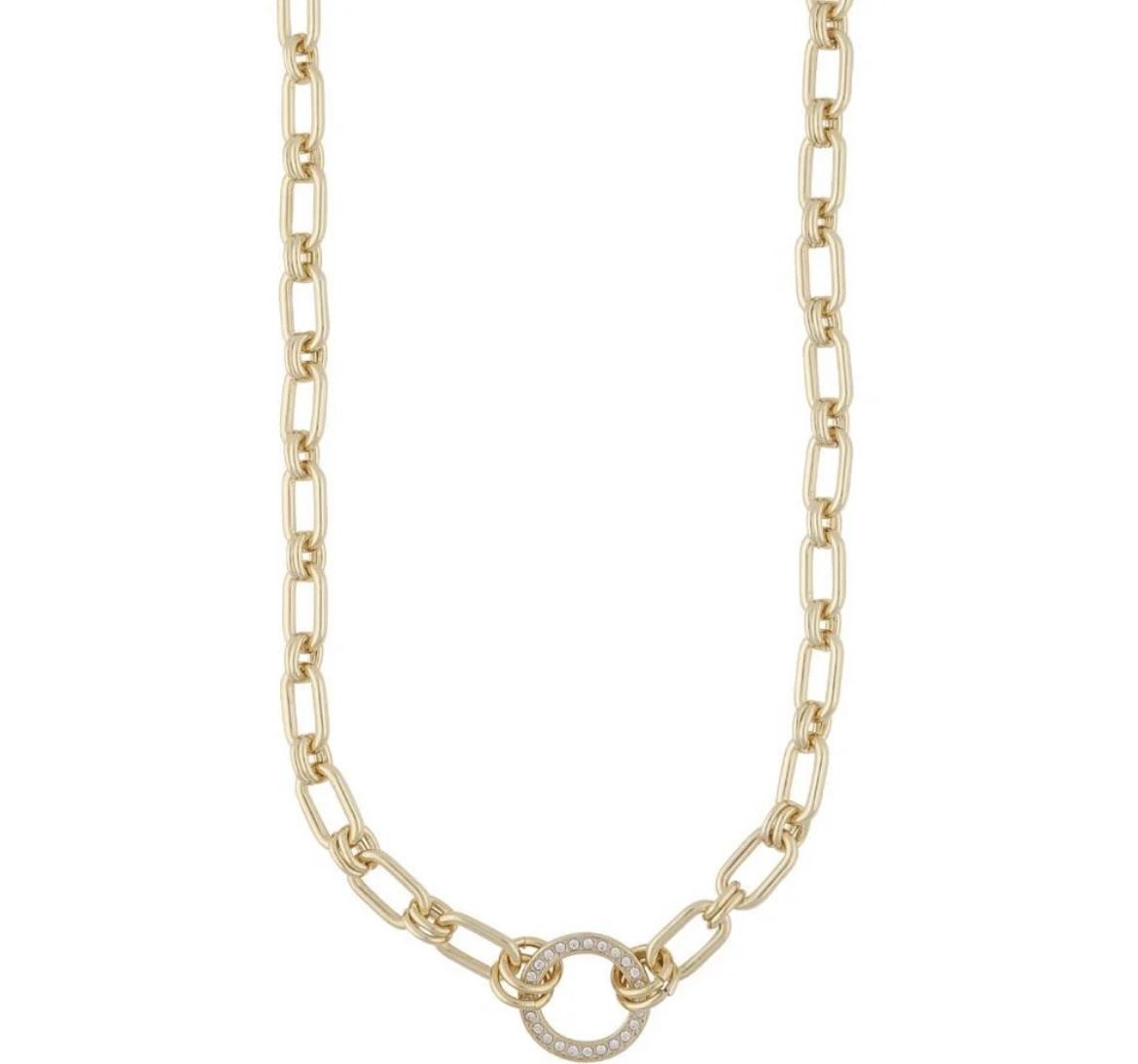 Livly Big Necklace 45 Gold/Clear