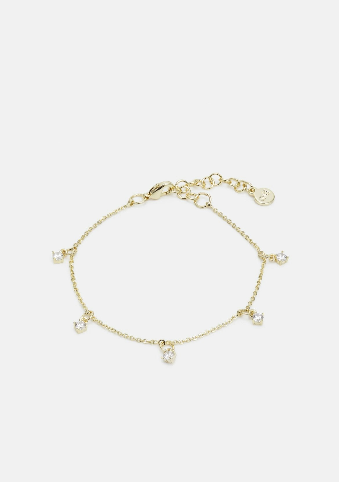 AUDRY SMALL STONE CHARM BRACE GOLD/CLEAR