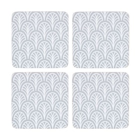 Dekohem - Glasunderlägg - Palm Grey 4-pack