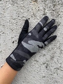 ALIDA Handske med camomönster, grå