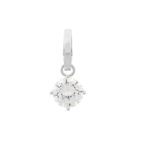 Charms Stone Silver/Clear