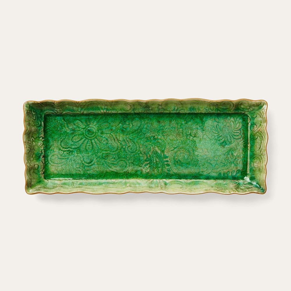 TRAY DISH, SEAWEED