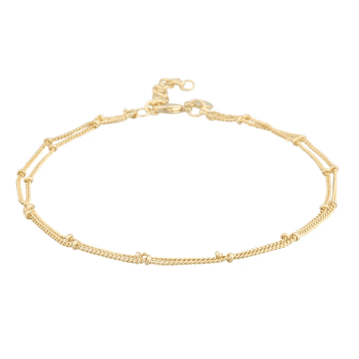 Bay Amsterdam double anklet plain g