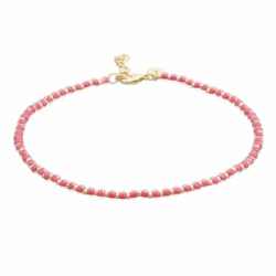 Bay Porto anklet Gold Plated Fuchsia