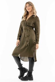 COSIMA DRESS OLIVE GREEN