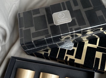 Room & body mist + ljusbox silver