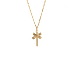Ledkryss halssmycke 18 K guld