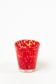 Milano glas röd