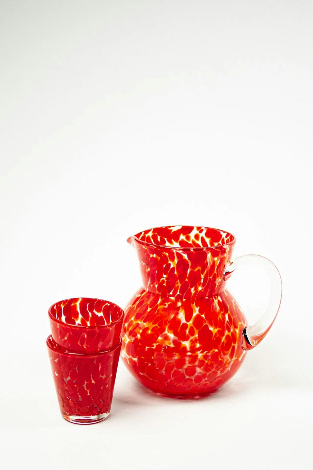 Milano glas röd
