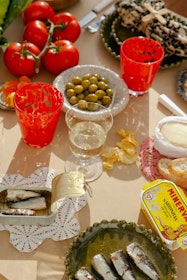 Milano glas röd