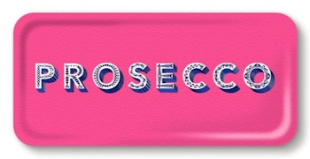 Prosecco / bright pink - Tray 32x15cm