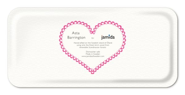 Prosecco / bright pink - Tray 32x15cm