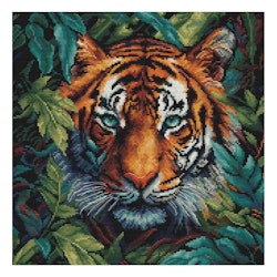 Broderikit Tavla Tigern i Djungeln
