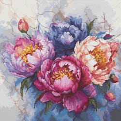 Broderikit Tavla The King of Flowers Underbara Pioner