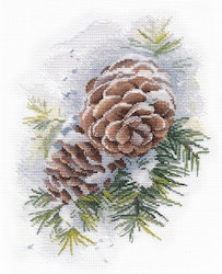 Broderikit Tavla Vinterkottar
