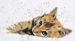 Broderikit Tavla Vilande katt
