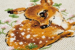 Broderikit Tavla Lilla Rådjur