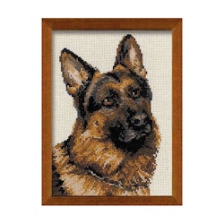 Broderikit Tavla Deutscher Schäferhund