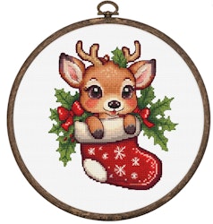 Broderikit Tavla Santa's surprise