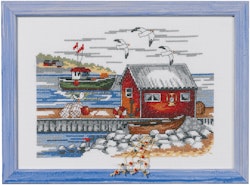 Broderikit Tavla Den svenska skärgården