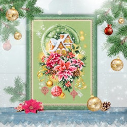 Broderikit Tavla Snow Clobe