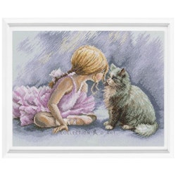 Broderikit Tavla Now I`ll teach you - Lilla ballerina
