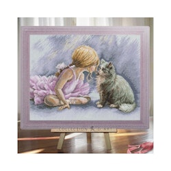 Broderikit Tavla Now I`ll teach you - Lilla ballerina