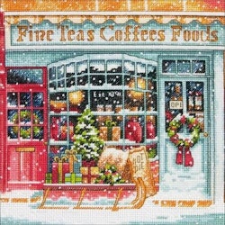 Broderikit Tavla Coffee Shoppe The Gold Collection Petites