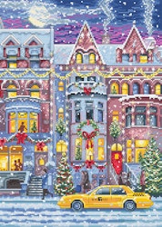 Broderikit Tavla Winter Townhouse