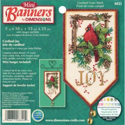 Broderikit Mini Banners Cardinal Joy