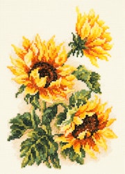 Broderikit Tavla Solrosor