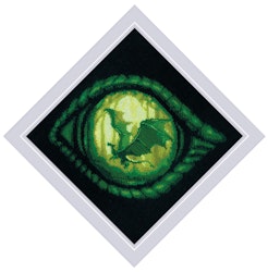 Broderikit Tavla Drakens öga