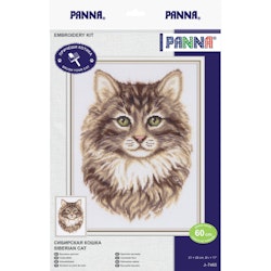 Broderikit Tavla Sibirisk katt