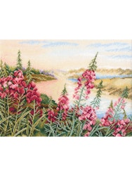 Broderikit Tavla Blommande Mjölke Mjölkört