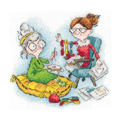 Broderikit Tavla Embroiderer grandmothers - Handarbetsklubben