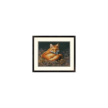 Broderikit Tavla Sunlit fox - Räv i solljus