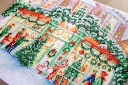 Broderikit Tavla Julbutik Jul brodera korsstygn