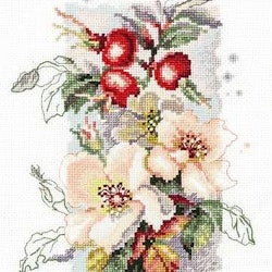 Broderikit Tavla Rosor Blommor