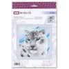 Broderikit tavla Snow Leopard