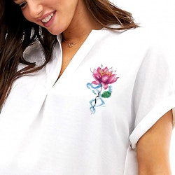 Broderikit Embroidery Lotus Vattenlöslig aida