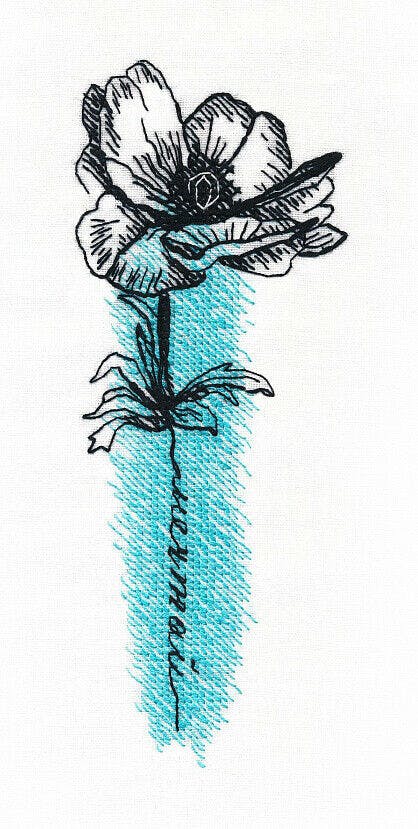 Broderikit Embroidery Dream on Vattenlöslig aida