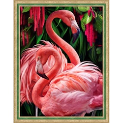 Diamond painting Flamingos