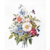 Broderikit Tavla Bouquet of Summer Flowers