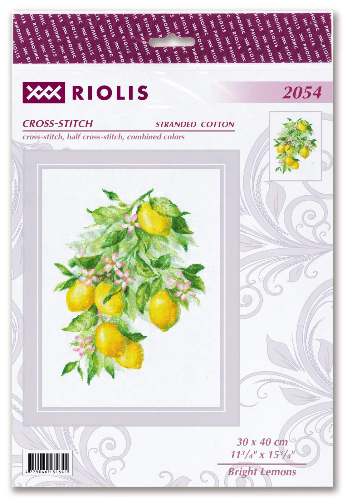 Broderikit Tavla Bright Lemons