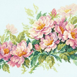 Broderikit Tavla Vilda Rosor Blommor