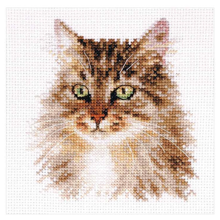 Broderikit Tavla Sibirisk katt