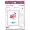 Broderikit Tavla Blooming Flamingo Blommande Flamingo