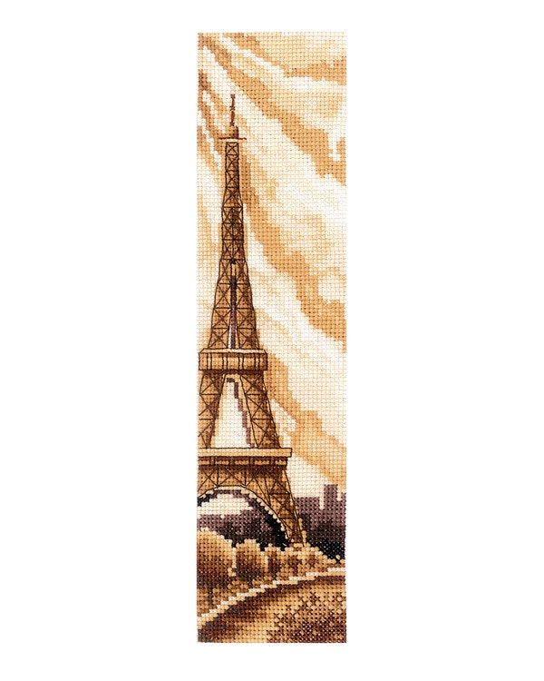 Broderikit Bokmärke Paris