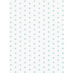 Tryckta broderityger Aida 5,4 rutor/cm 14 count 30 cm x 40 cm vit med ljusblå prickar