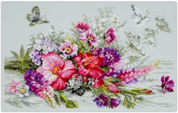 Broderikit Tavla Country Bouquet Country bukett